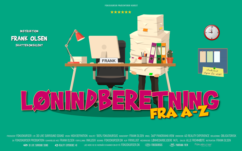 Lønindberetning fra A-Z