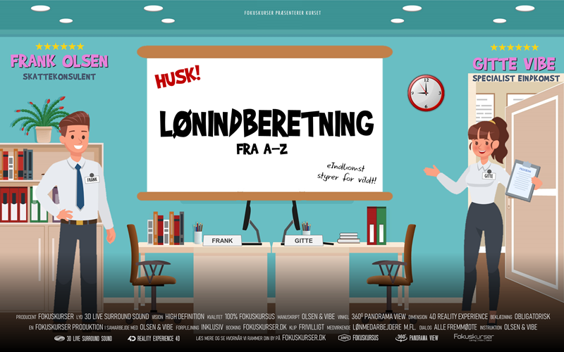 Lønindberetning fra A-Z