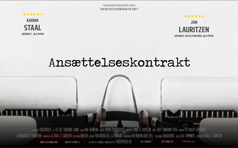 Ansættelseskontrakter 2021